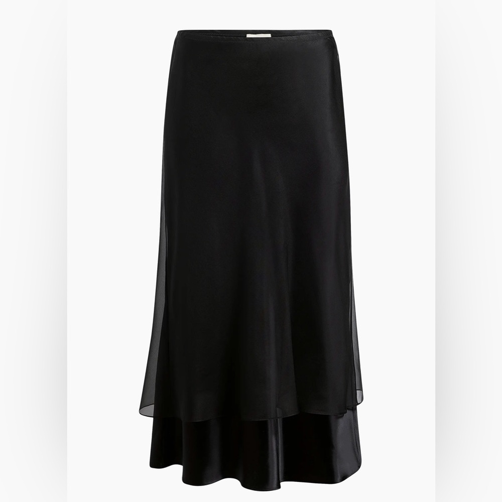 Khaite Monina Layered Midi-Skirt